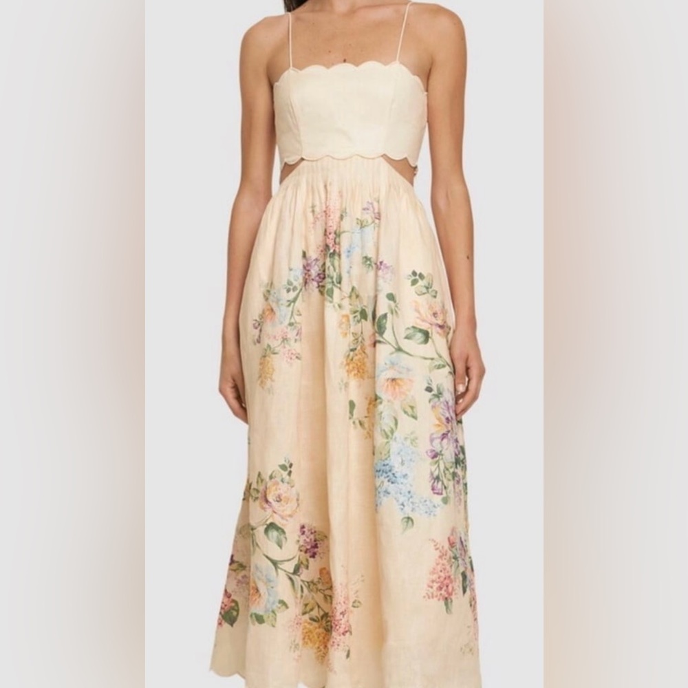 Zimmermann Halliday Scallop dress